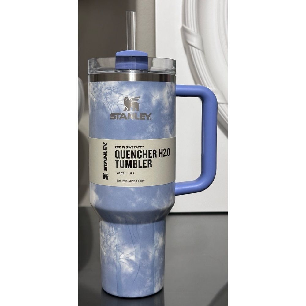 Stanley Quencher‎ H2.0 FlowState Tumbler 40oz, OCEAN TIE DYE